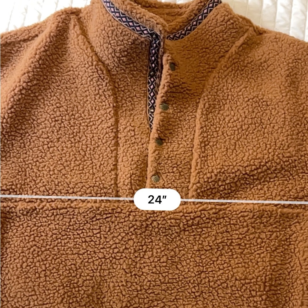Alpine Design Women's 1/4 Snap Sherpa Pullover Sweater M - Picture 8 of 10
